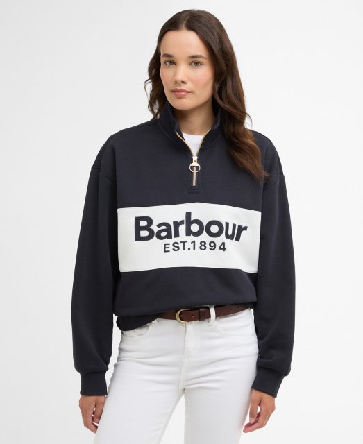 Barbour Barbour Women's Zaria 1/2 Zip Sweatshirt