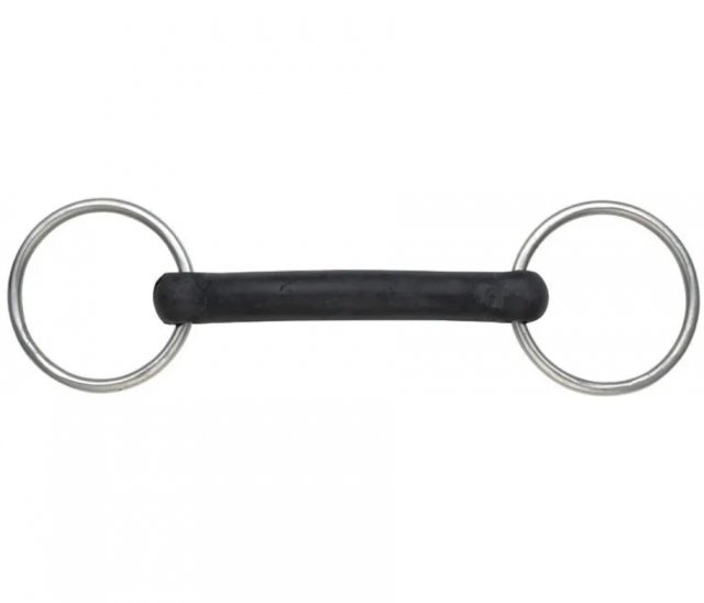 Shires Shires Hard Rubber Mouth Snaffle Bit