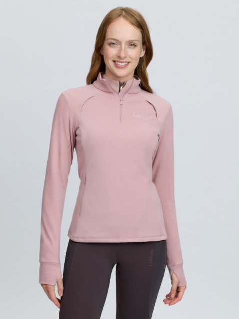 LeMieux LeMieux Frances Quarter Zip Fleece , Wild Rose