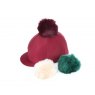 Shires Equestrian SHIRES SWITCH IT POM POM HAT COVER