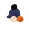 Shires Equestrian SHIRES SWITCH IT POM POM HAT COVER