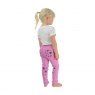 Hy Equestrian Hy Performance Star Tots Jodhupurs Pink /grey