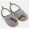 Joules Joules Slippet Felt Mule Applique Slippers Daschund