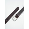 Oxford Leathercraft CHARLES SMITH 35MM LEATHER BELT WITH GUN METAL BUCKLE