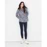 Joules JOULES NADIA PRINT FUNNEL NECK SWEAT (MARL DITSY)