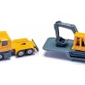 Siku Siku Super Series Low Loader W/excavator