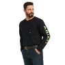 Ariat Rebar Workman Logo Long Sleeve Men's T-shirt