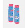 Joules Joules Fluffy Socks - Blue Horse