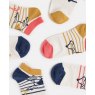 Joules Joules Rilla 3pk Trainer Socks Sausage Dogs