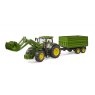 Bruder Bruder John Deere 7R350 Frontloader & Tipping Trailor