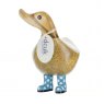 DCUK DCUK Natural Spotty Welly Ducky