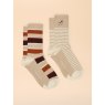 Joules Joules Everyday 2Pk Socks One Size