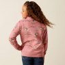 Ariat Ariat Girls Bronc Scene 1/4 Zip Sweatshirt