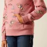 Ariat Ariat Girls Bronc Scene 1/4 Zip Sweatshirt