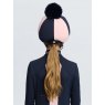 LeMieux LeMieux Harlequin Hat Silk , Navy/Petal